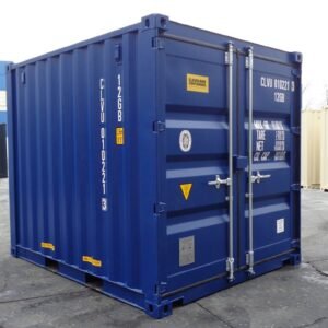 Contenitore da 10 piedi blu