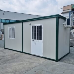 Monoblocco 6 × 2,5 m per uso ufficio