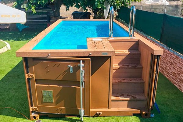 Piscina in container da 4 m - immagine 2
