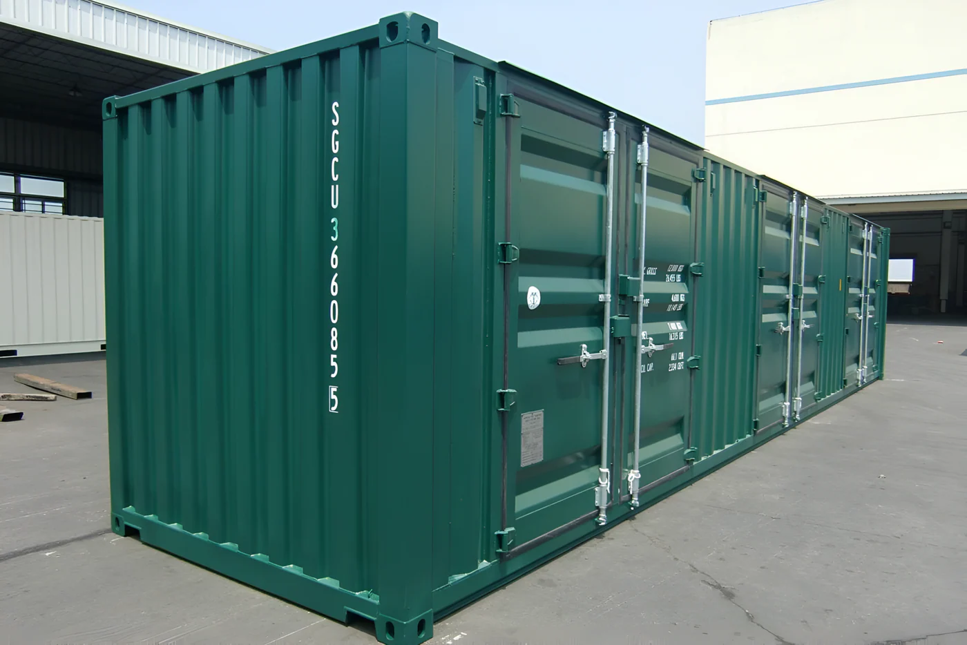 Contenitore da stoccaggio da 40 piedi con 6 porte - immagine 2