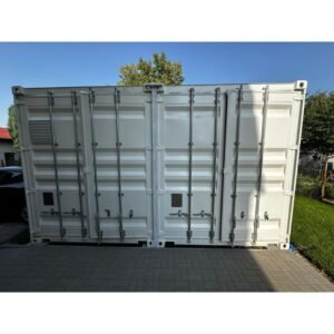 Magazzino con 2 container da 40 piedi ad altezza maggiorata, di primo viaggio (60 m²)