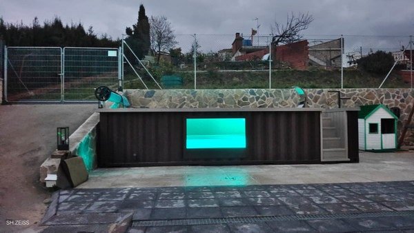 Container da 20 piedi trasformato in piscina - immagine 9