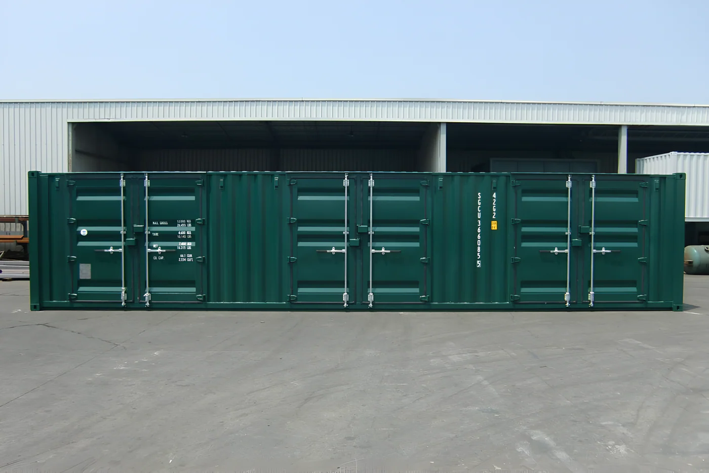 Contenitore da stoccaggio da 40 piedi con 6 porte - immagine 3