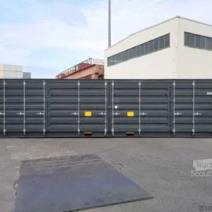 Contenitore nuovo da 40 piedi ad altezza maggiorata con porta laterale
