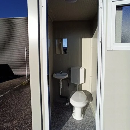 Modulo sanitario S1 nuovo con WC e lavabo - immagine 4