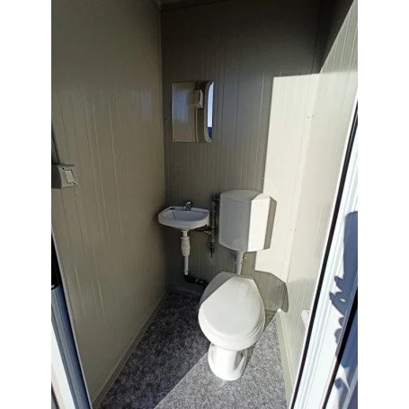 Modulo sanitario S1 nuovo con WC e lavabo - immagine 5