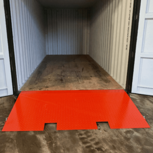 Rampa in acciaio per container