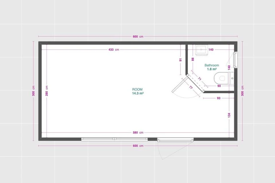 Container ufficio 6 × 3 m - immagine 6