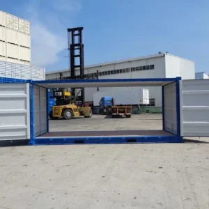 Contenitore con porte a entrambe le estremità