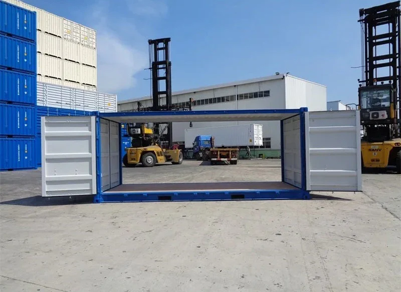 Contenitore con porte a entrambe le estremità