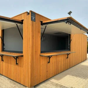 Container per chiosco, punto ristoro, ufficio e locale all'aperto