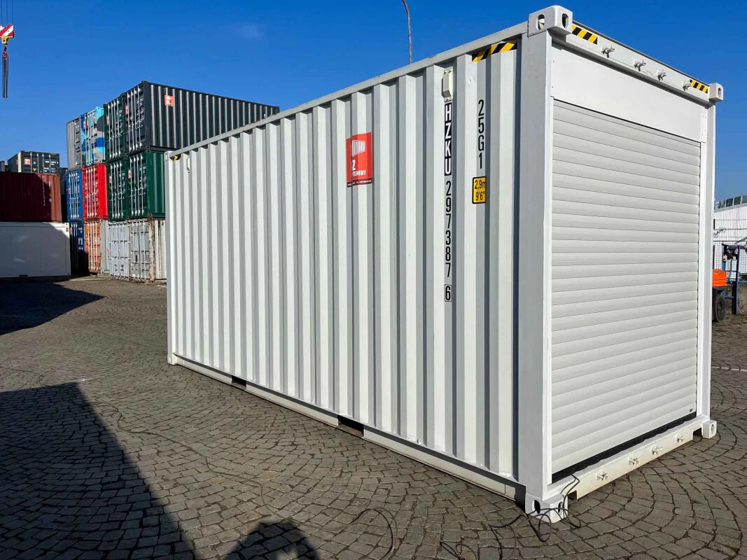 Contenitore HC da 20 piedi con porte avvolgibili