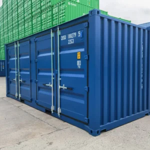 Container nuovo da 20 piedi con apertura laterale – Blu