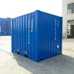 Contenitore marittimo nuovo da 10 piedi blu
