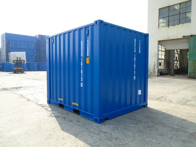 Contenitore marittimo nuovo da 10 piedi blu