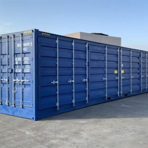 Container marittimo da 40 piedi ad altezza maggiorata con porte laterali