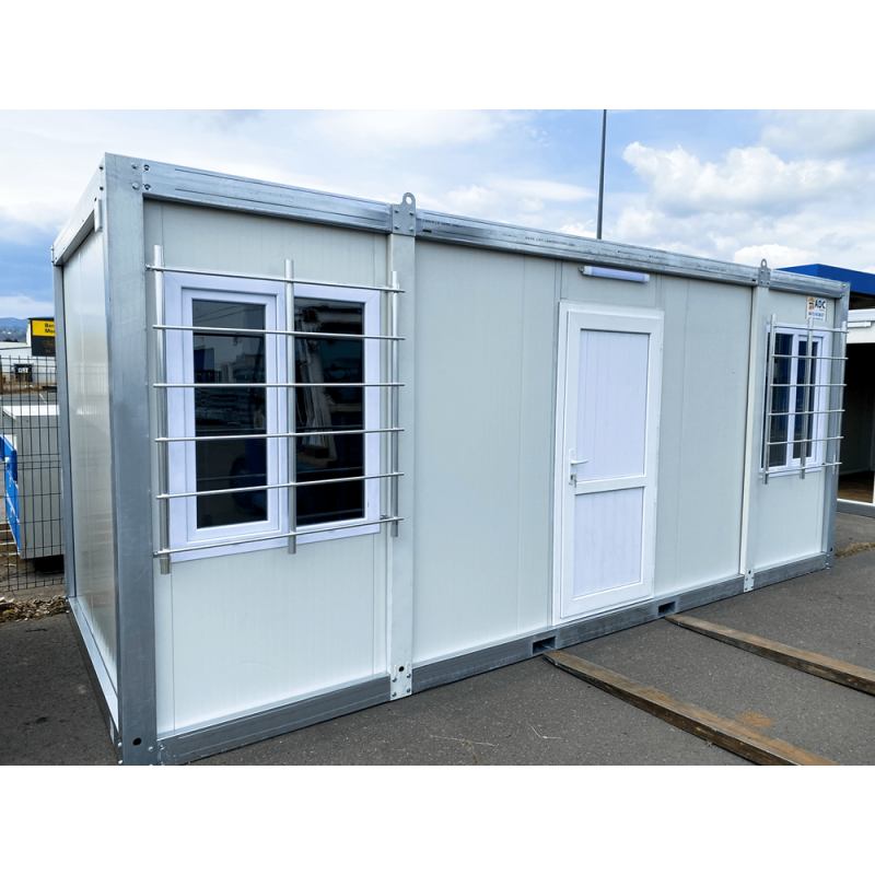 Ufficio da cantiere 14 m² (6 × 2,4 m)