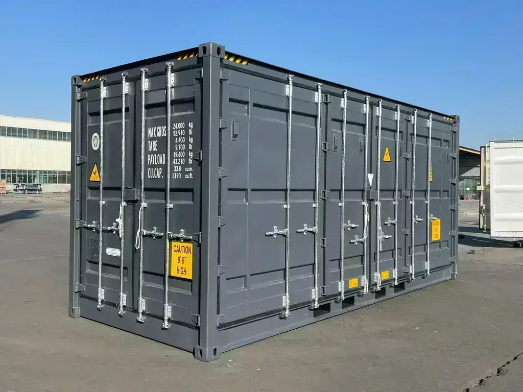 Container nuovo da 20 piedi ad altezza maggiorata con apertura laterale completa