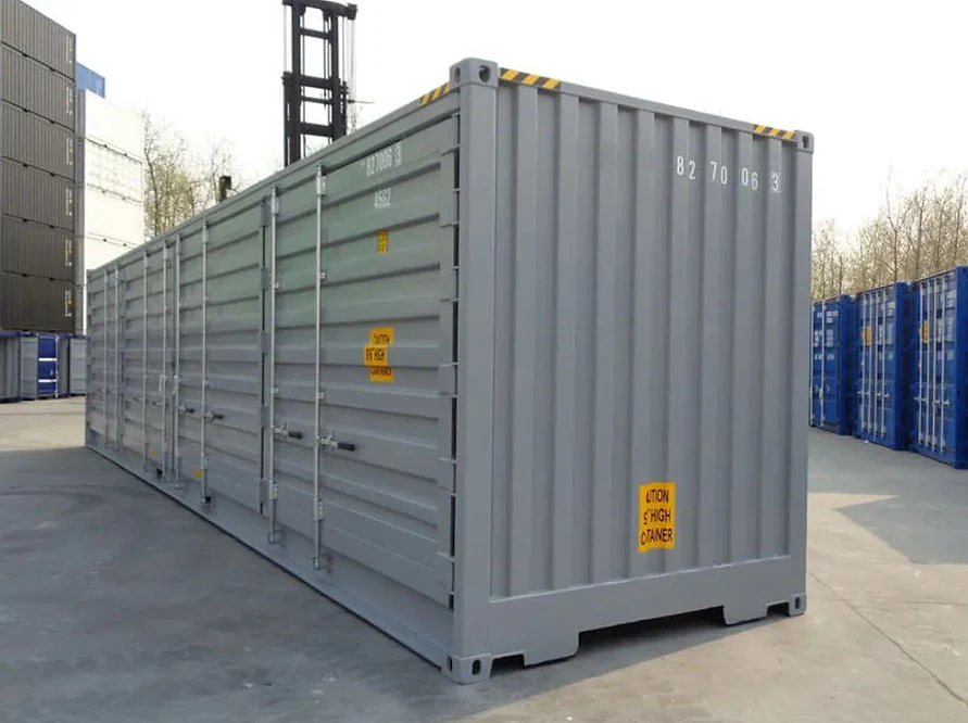 Container marittimo da 40 piedi ad altezza maggiorata con porte laterali - immagine 3