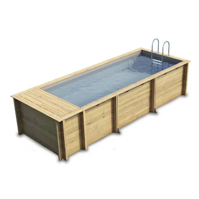 Piscina in legno Pool’n Box BWT Arena versatile – 620 × 250 × 133 cm - immagine 2