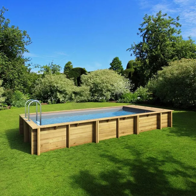 Piscina in legno Pool’n Box BWT Arena versatile – 620 × 250 × 133 cm
