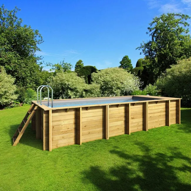 Piscina in legno Pool’n Box BWT Arena versatile – 620 × 250 × 133 cm - immagine 3