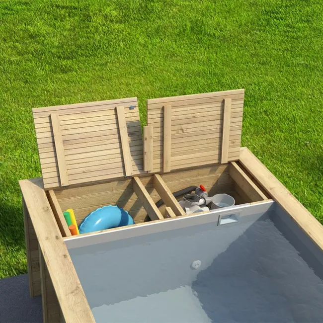 Piscina in legno Pool’n Box BWT Arena versatile – 620 × 250 × 133 cm - immagine 4